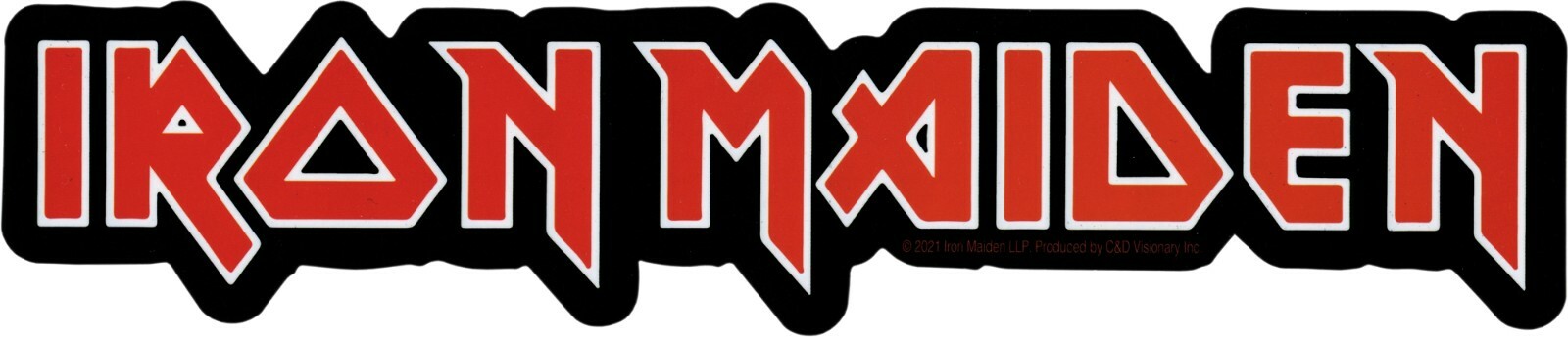 Sticker – Iron Maiden Logo Heavy Metal 1980s Music Band 7.88" Large Decal #5829