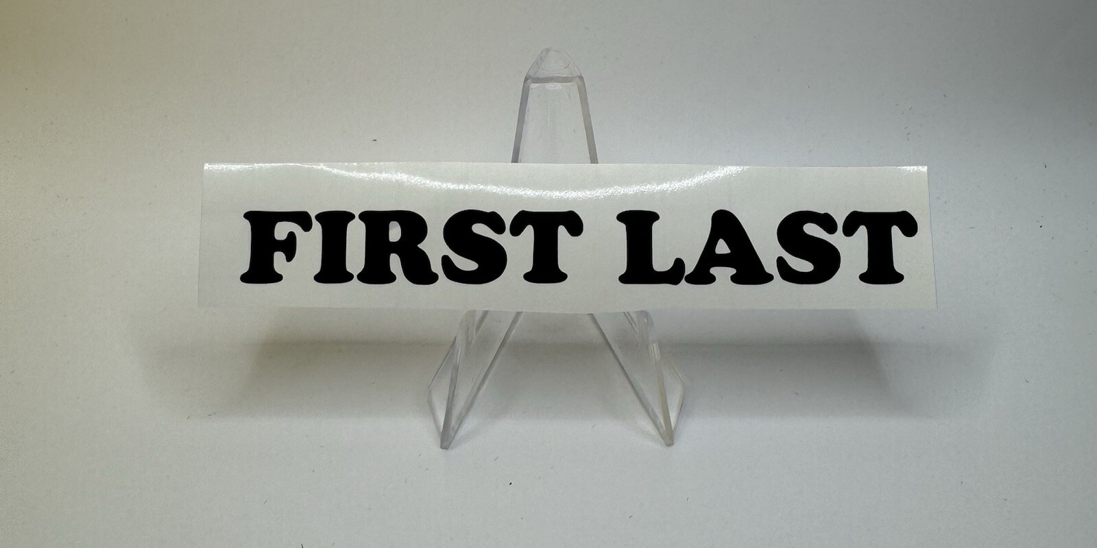 12×12 Sheet Of Vinyl Name Tags! Perfect For Labeling Your Kids Stuff!