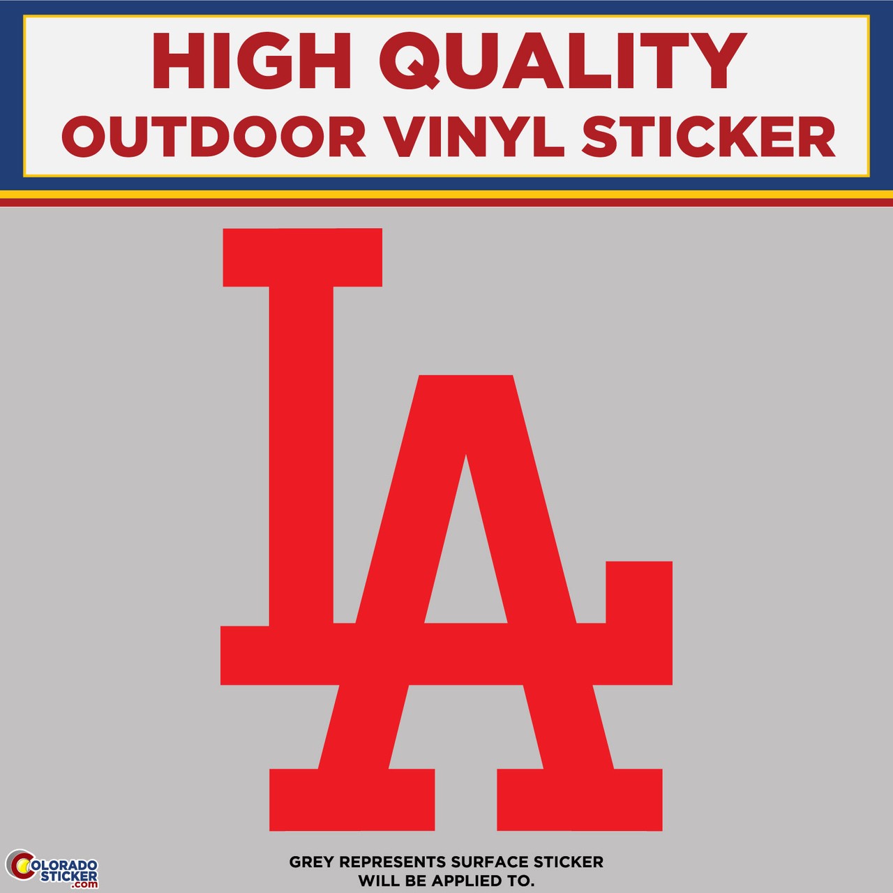 LA Die Cut , High Quality Vinyl Sticker Decal