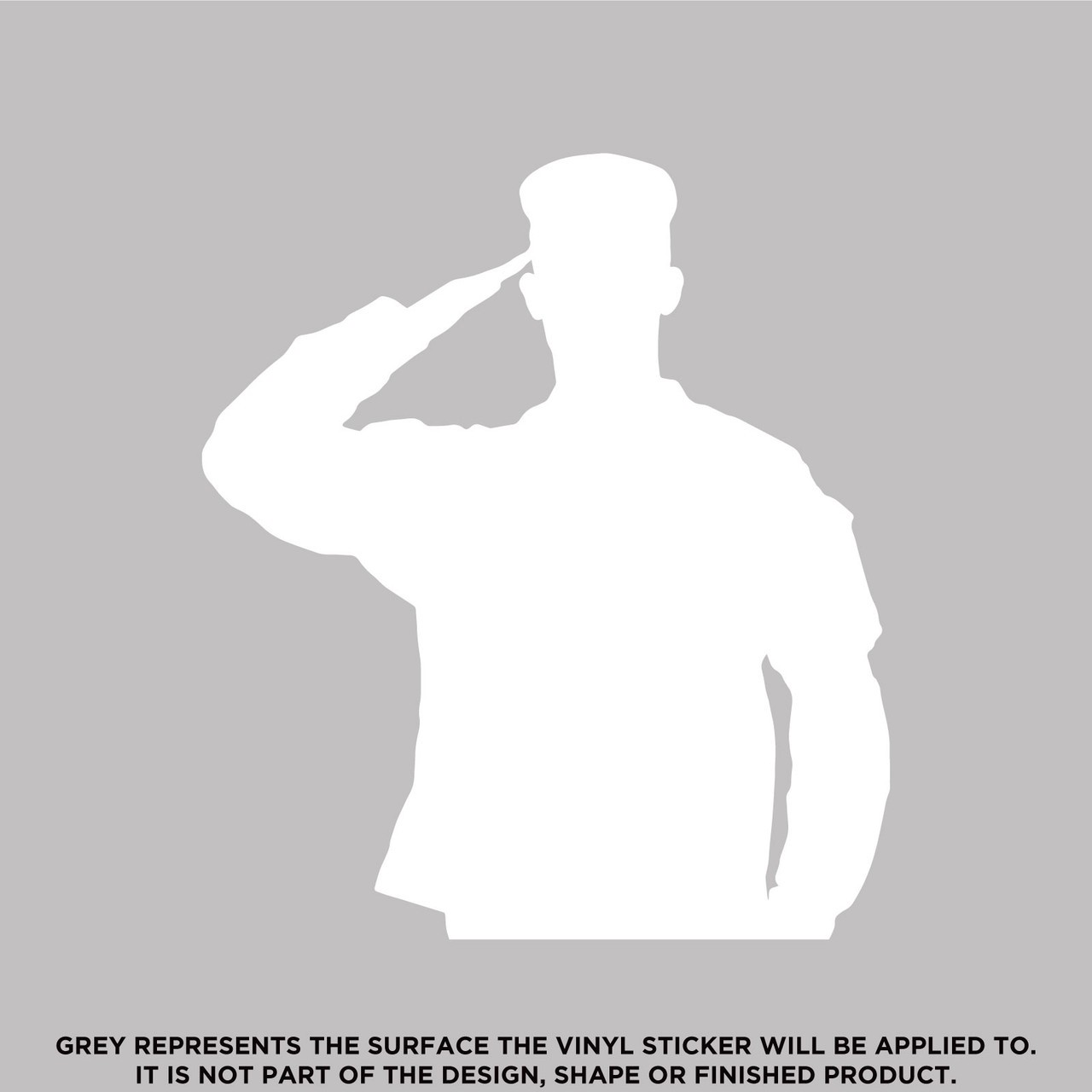 Male Soldier Saluting