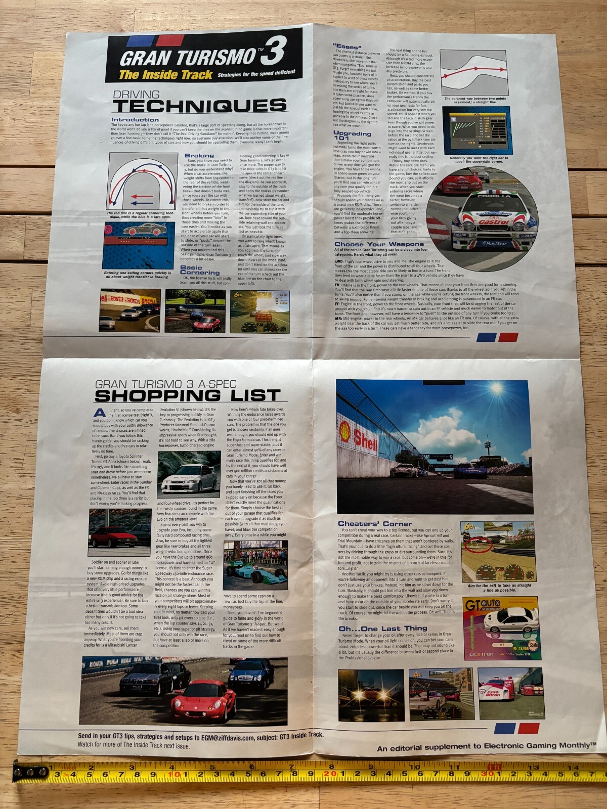 Evil Twin – Vintage Poster – Ubisoft – Size 20.5” X 15” – Gran Turismo On Back