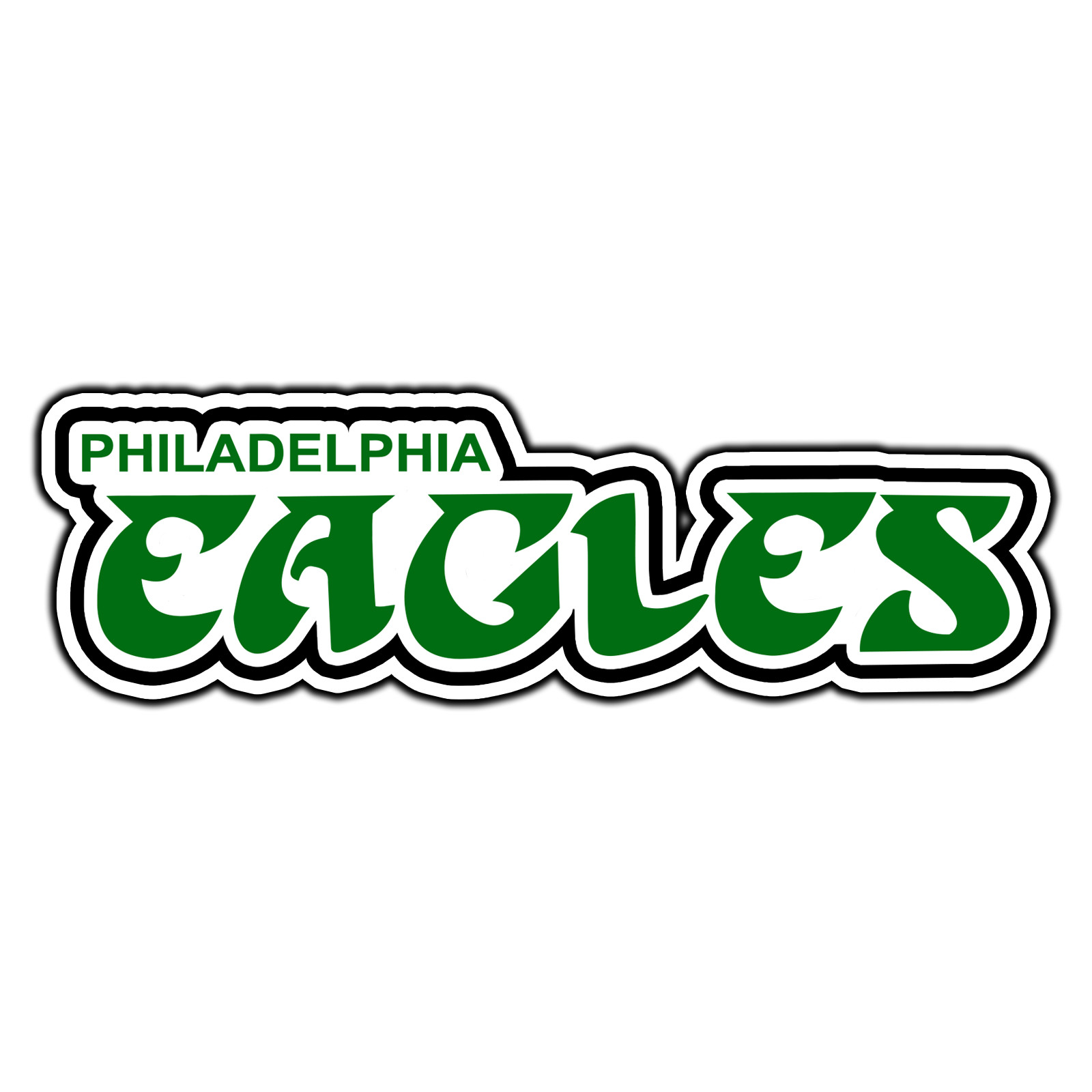 Philadelphia Eagles Logo #12 Football Sticker Waterproof Vinyl Decal Die-Cut Car