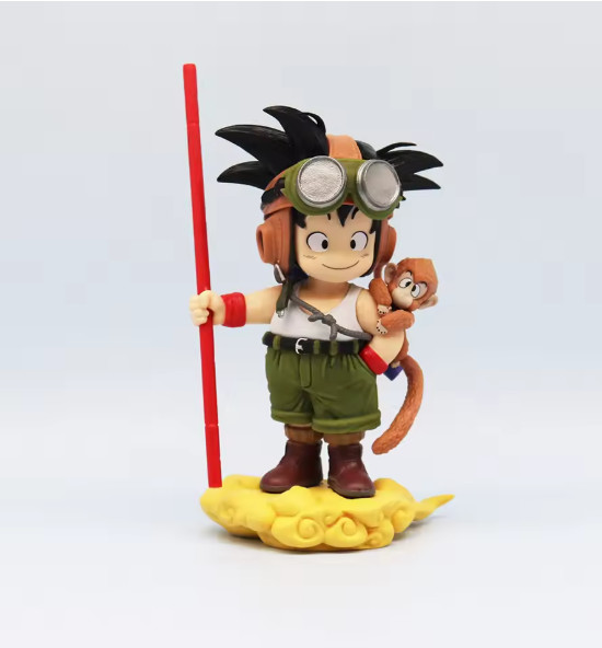 Dragon Ball Son Goku LED Light Figure – Kamehameha Wave Magnetic Action Statue