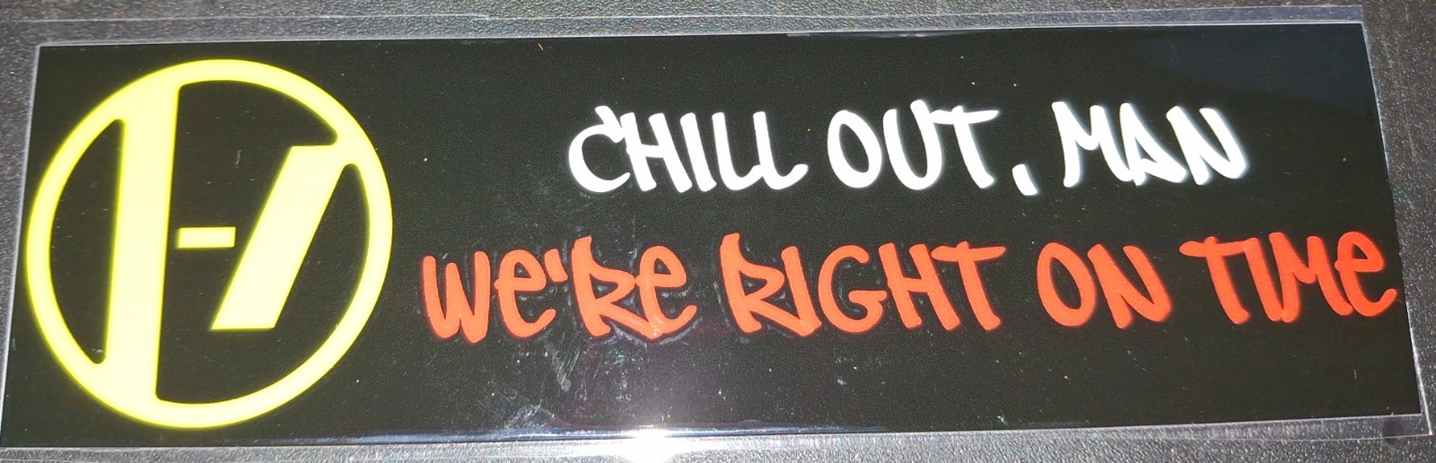 Twenty One Pilots car/bumper Stickers | UV DTF Decal | Waterproof Durable
