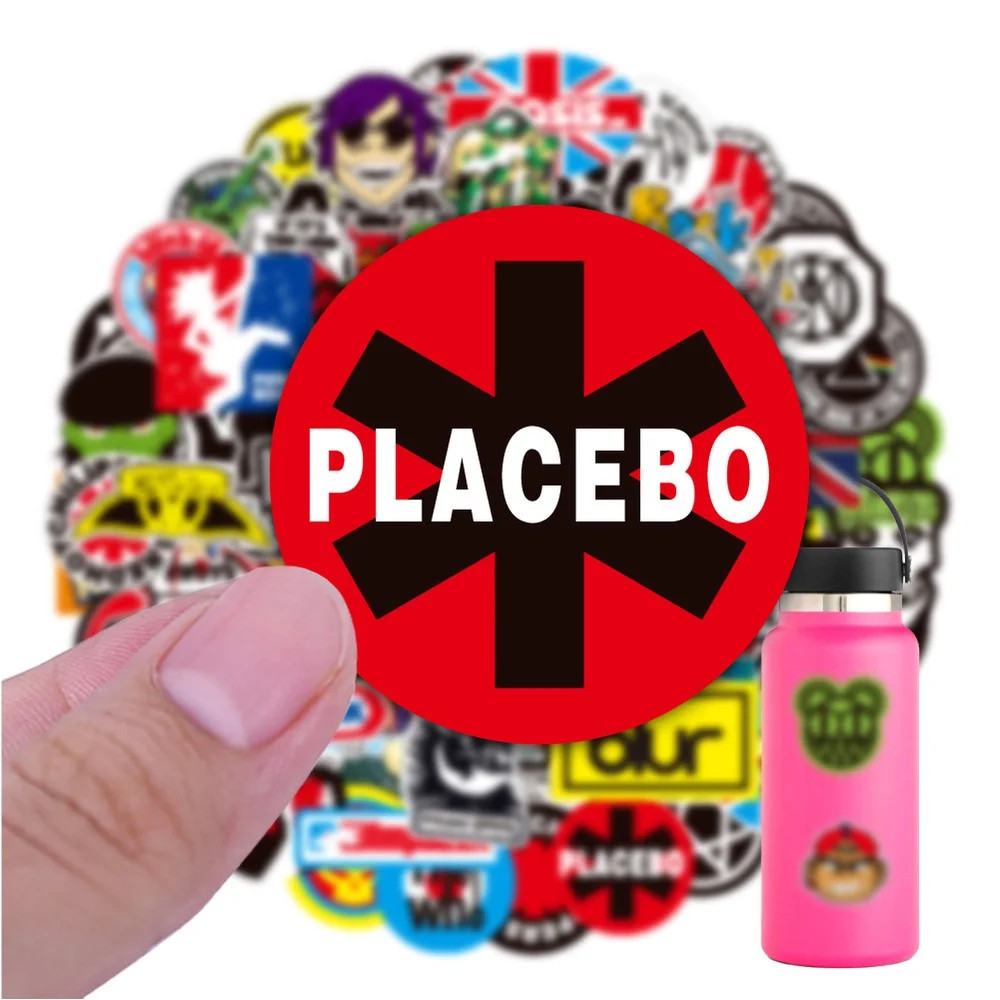 100PCS Rock Band Stickers Lot Punk Music Heavy Metal Bands Sticker Decal