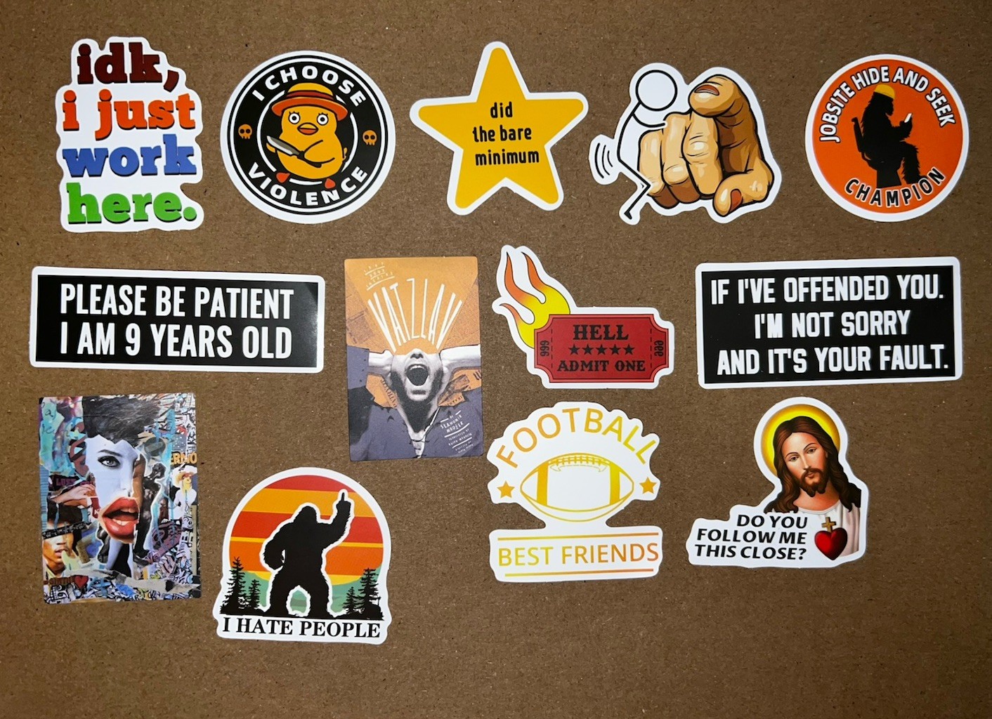 95 Vinyl Stickers – All Stickers Shown In Pictures