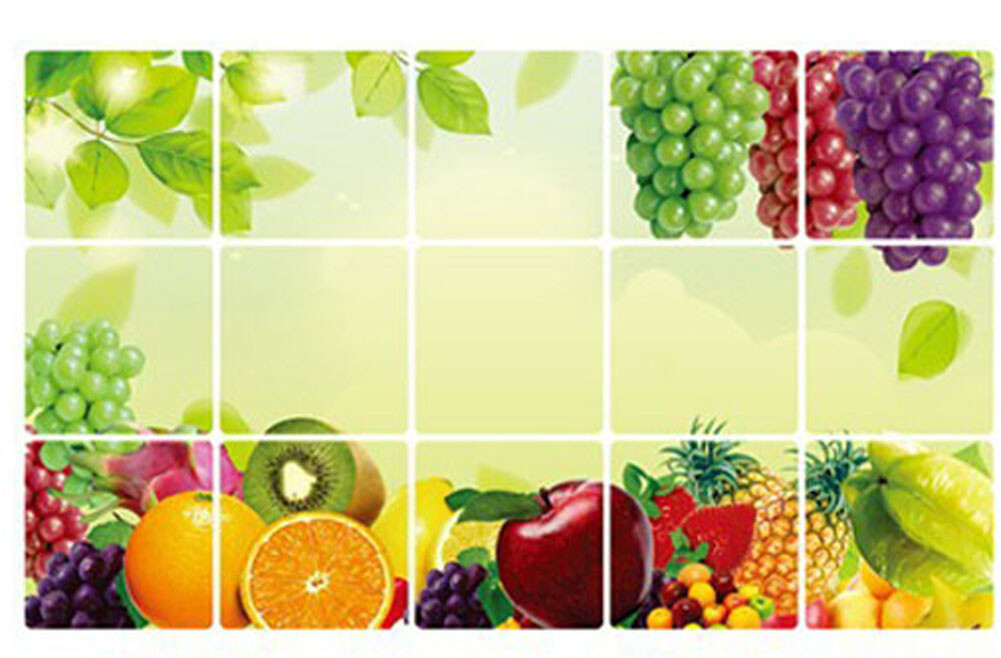 Vegetables Kitchen Oil Proof Wall Stickers Cherry Backsplash Tile Decor Decals