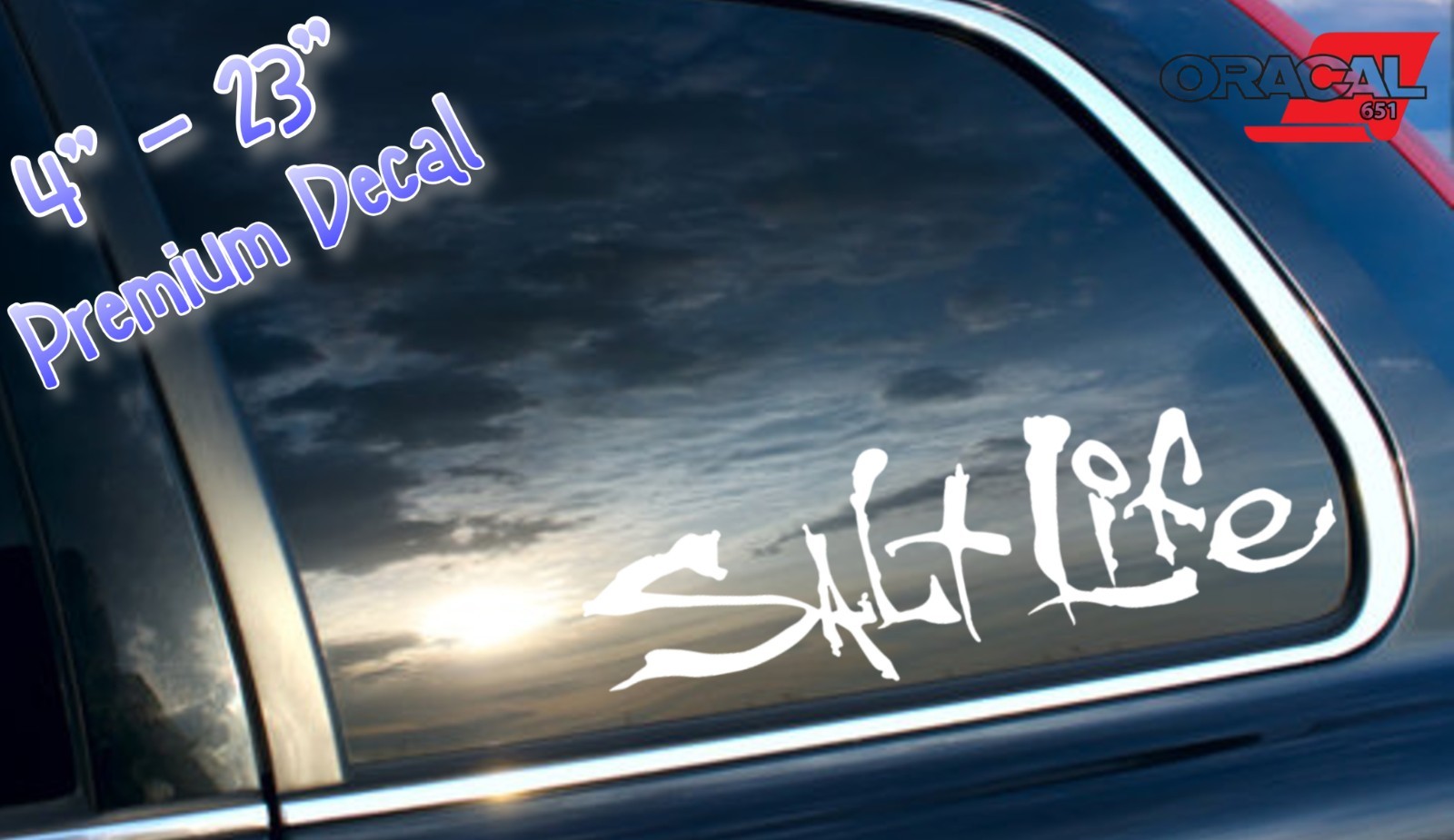 Salt Life Signature v1 Vinyl Decal Sticker – Die Cut watersports boating surfing
