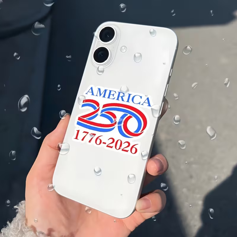 Americas 250th Birthday Vinyl Decal Durable Sticker Celebrating America 2 pack