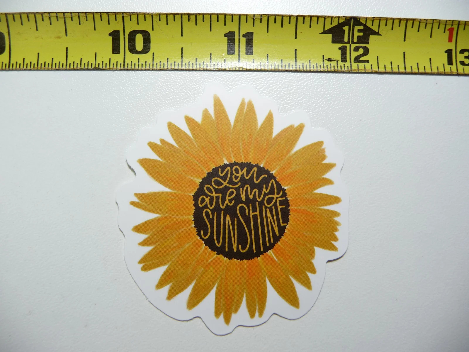 YOU ARE MY SUNSHINE SUNFLOWER SMALL STICKER DECAL LOVE CHILD SPOUSE