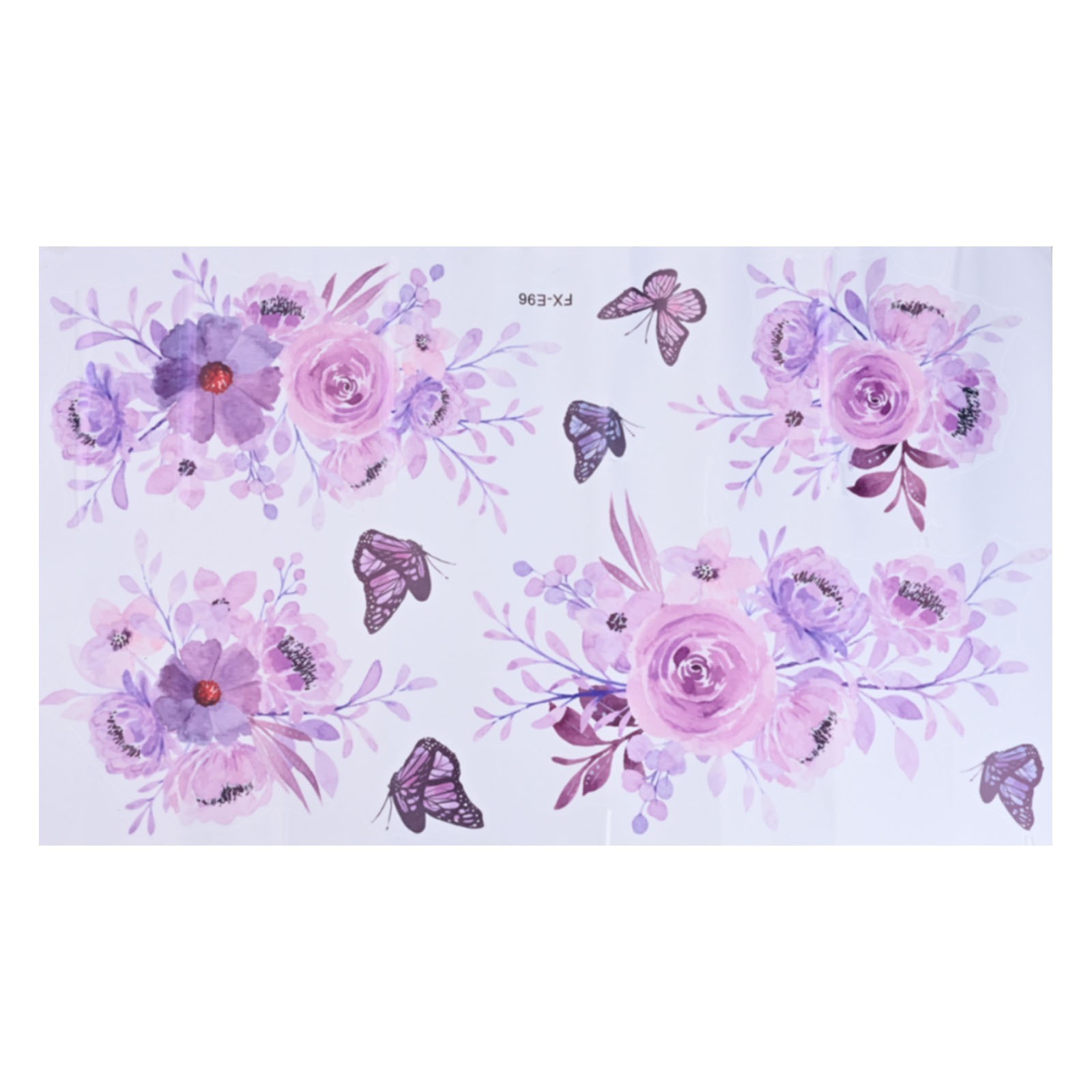 Hot New Bedroom Home Wall Stickers Art Decals Decoration Flower 35*60cm