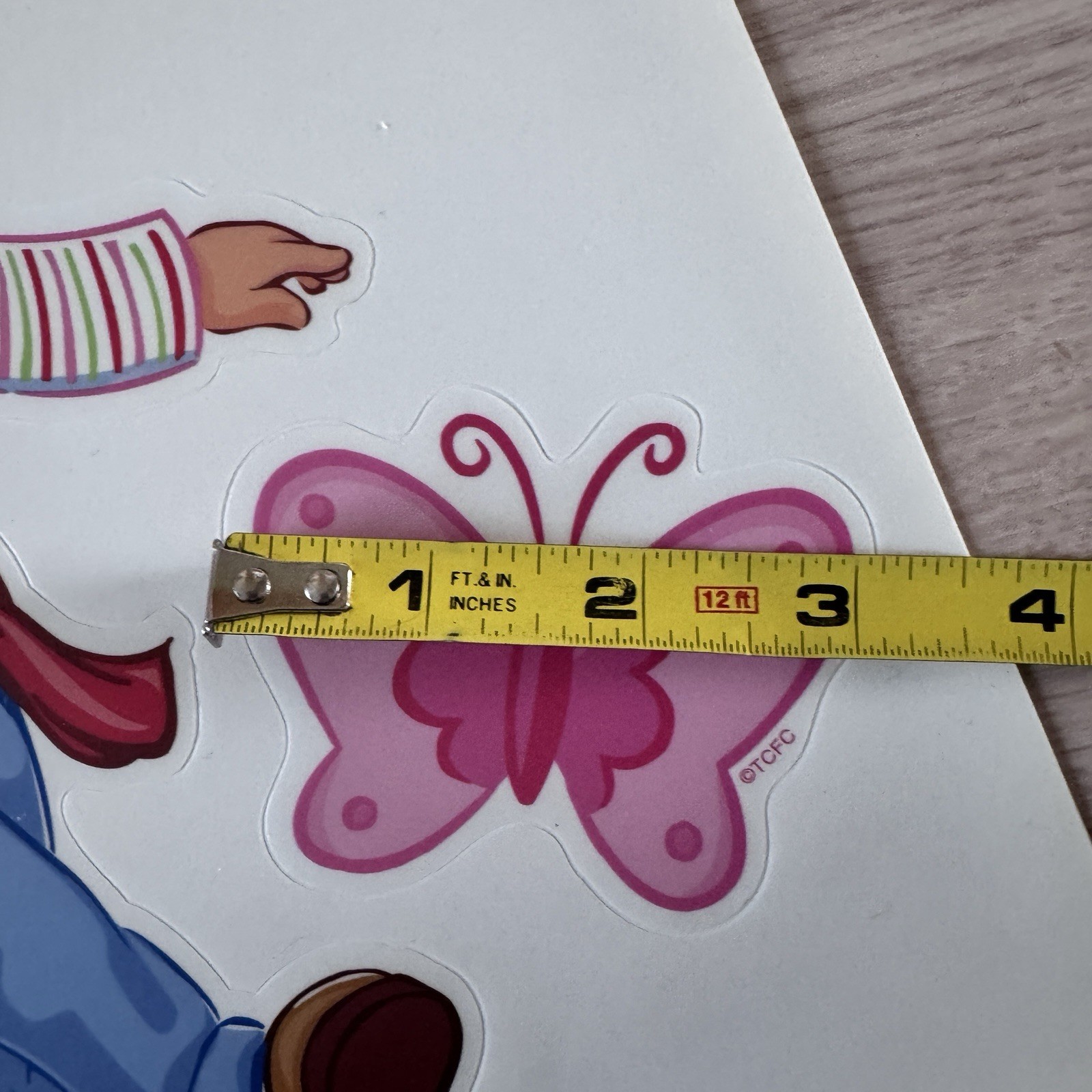 STRAWBERRY SHORTCAKE CUSTARD Cat 22 Jumbo Stick-ups wall stickers MURAL decals