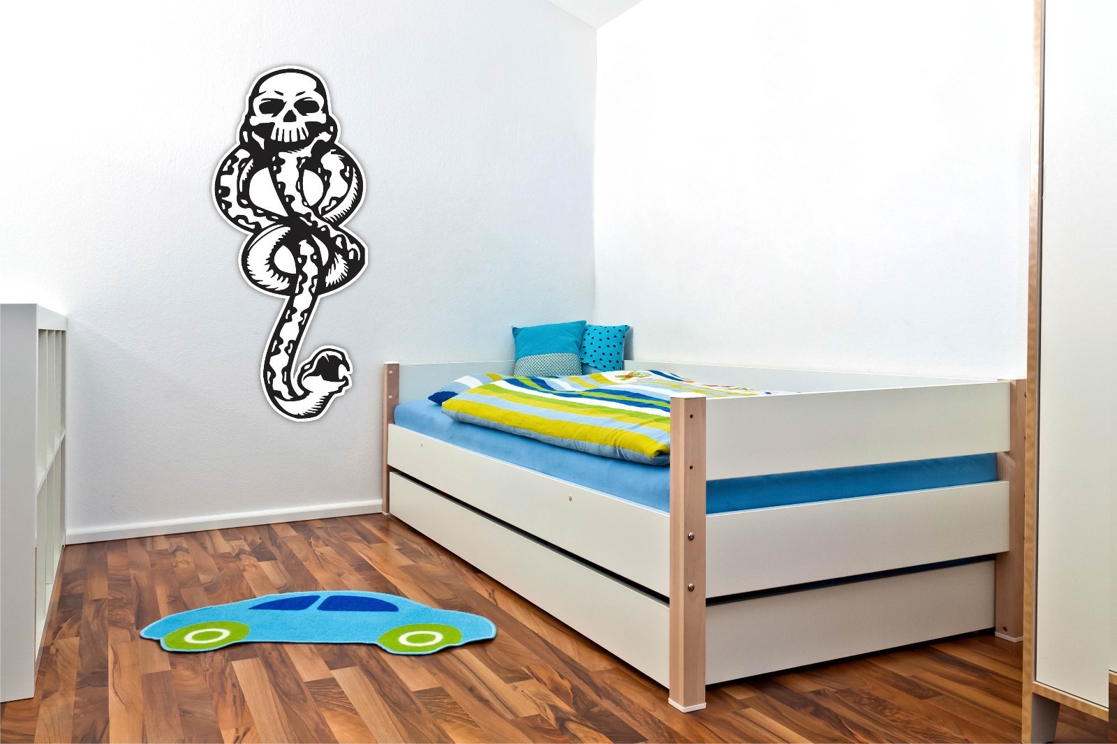 Harry Potter Hogwarts Dark Mark Skull Snake Vinyl Decal Sticker*SIZES* Wall