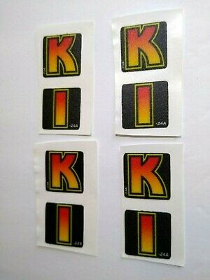 Kiss Pinball Machine KIKI Decals Set Of (8) Items For Drop Target Bank
