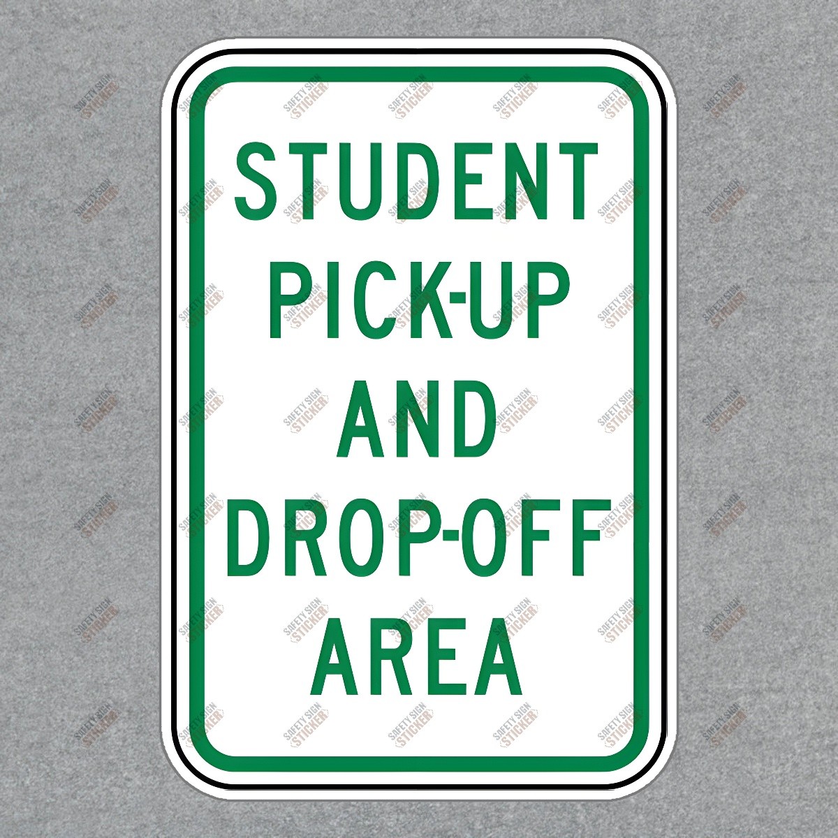 Essential Student Pick Up and Drop Off Safety Sign Compliant Signage #459419