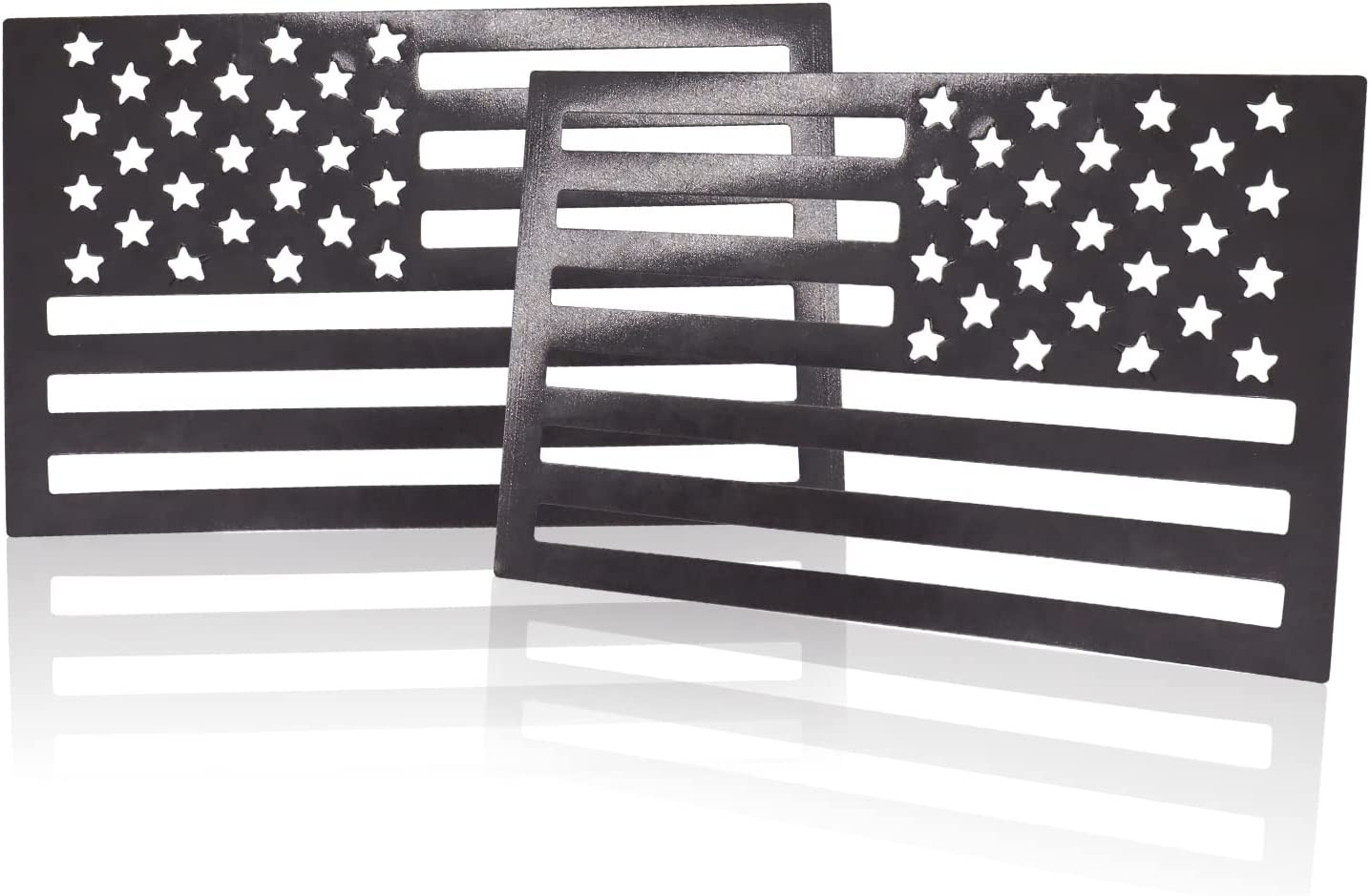 American Flag Magnet Decal, 2 Pack 6.1 x 3.7 Inch for Cars/Trucks