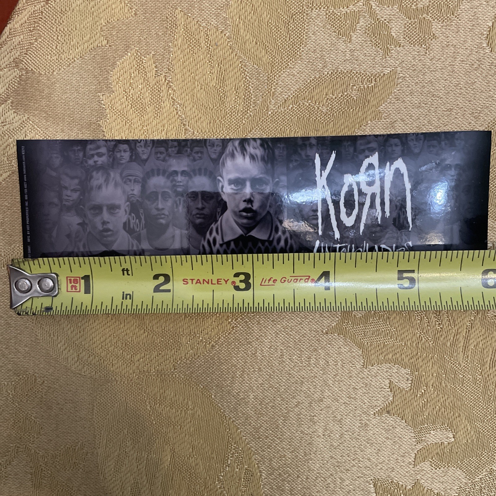 Korn Untouchables Black & White Children 2×6 Sticker