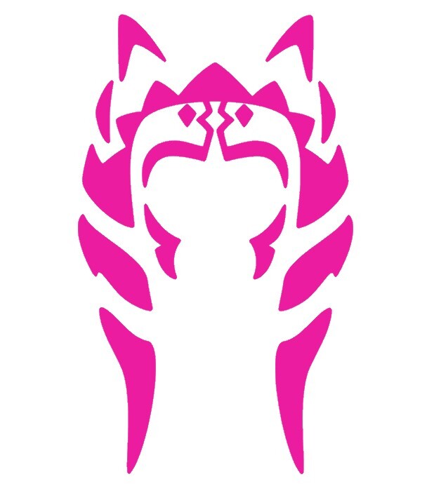 AHSOKA TANO, PADAWAN, JEDI, STAR WARS, Decal Stickers for Cars, Windows, Laptops