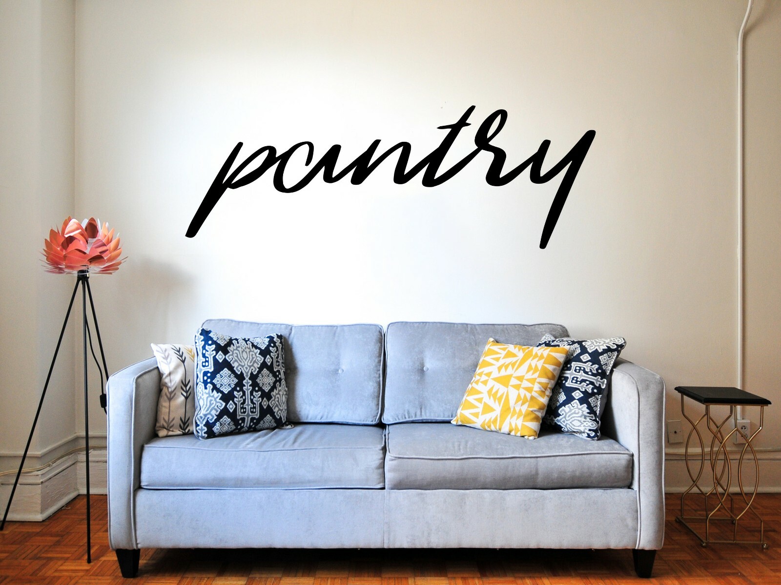 Pantry Cursive Vinyl Sign Decal & Sticker for Car & Home Decor & wall Art