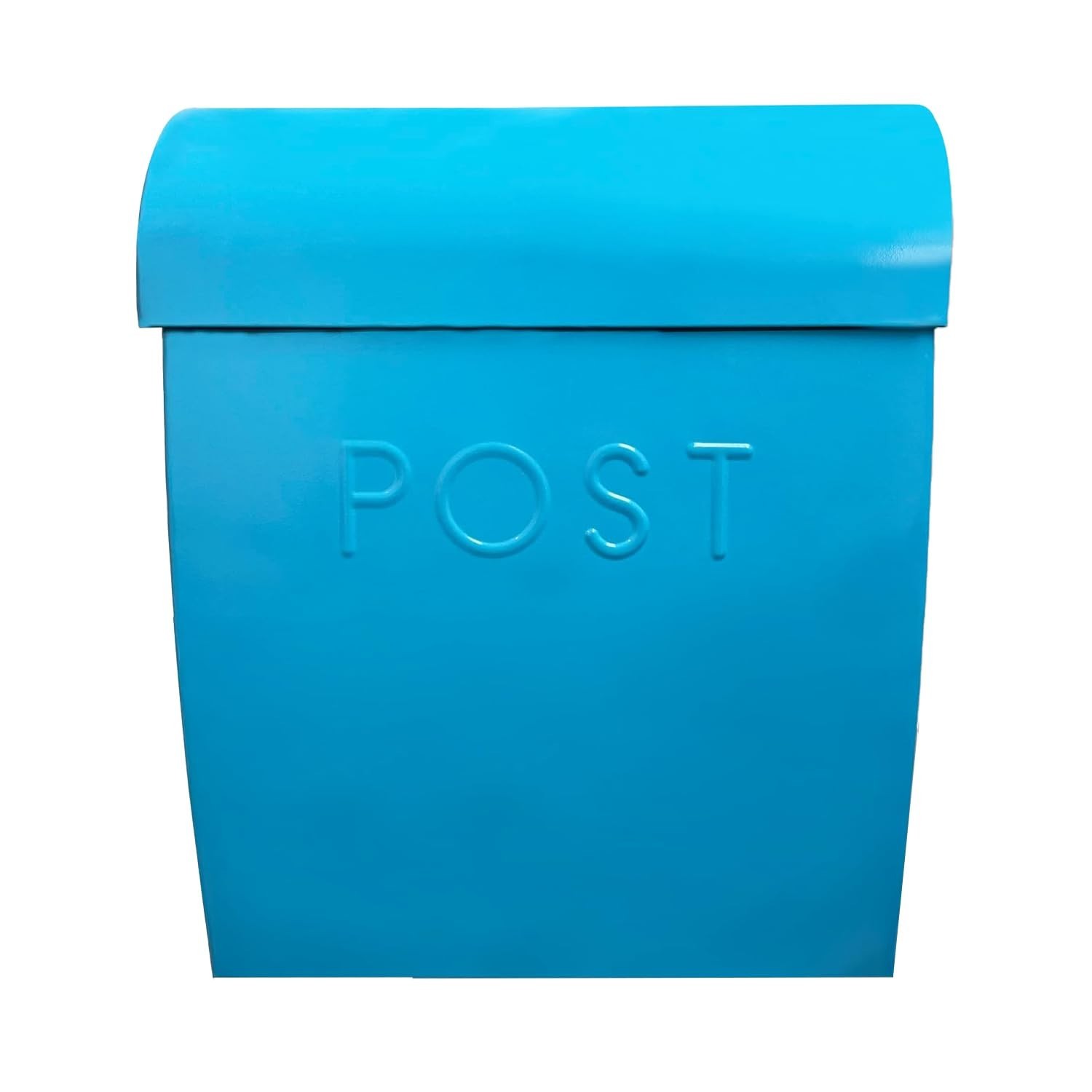 NACH Large Wall Mount Mailbox, 15.07 x 12.44 x 5.39 inches, Blue Mailboxes fo…