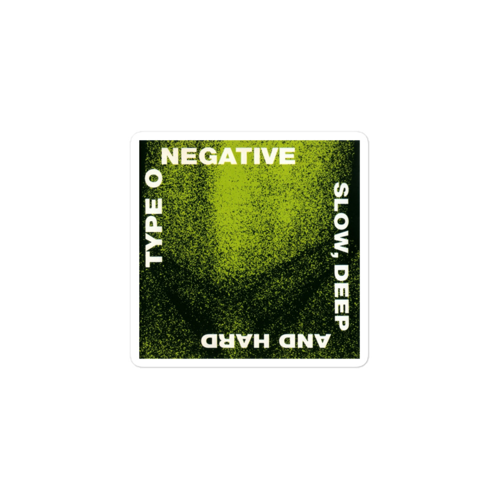 Type O Negative Sticker Vinyl Decal 3″×3″ 4″×4″ 5.5″×5.5″ (206)