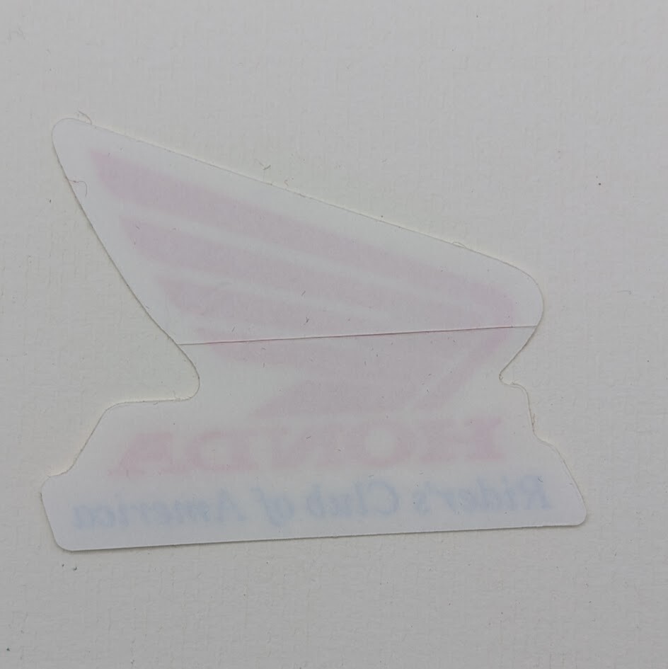 HONDA Motorcycle Bike Rider's Club of America Logo Sticker / Decal