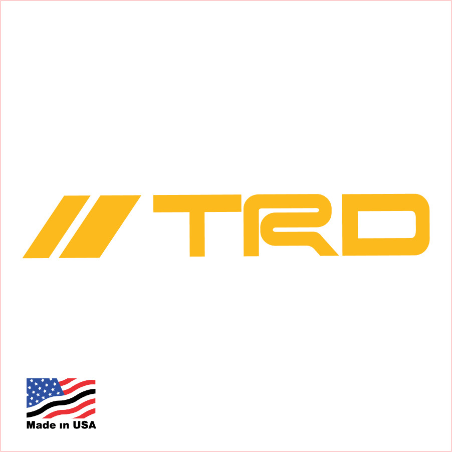 Toyota Racing Development TRD Decal – Many colors available – Free Shipping