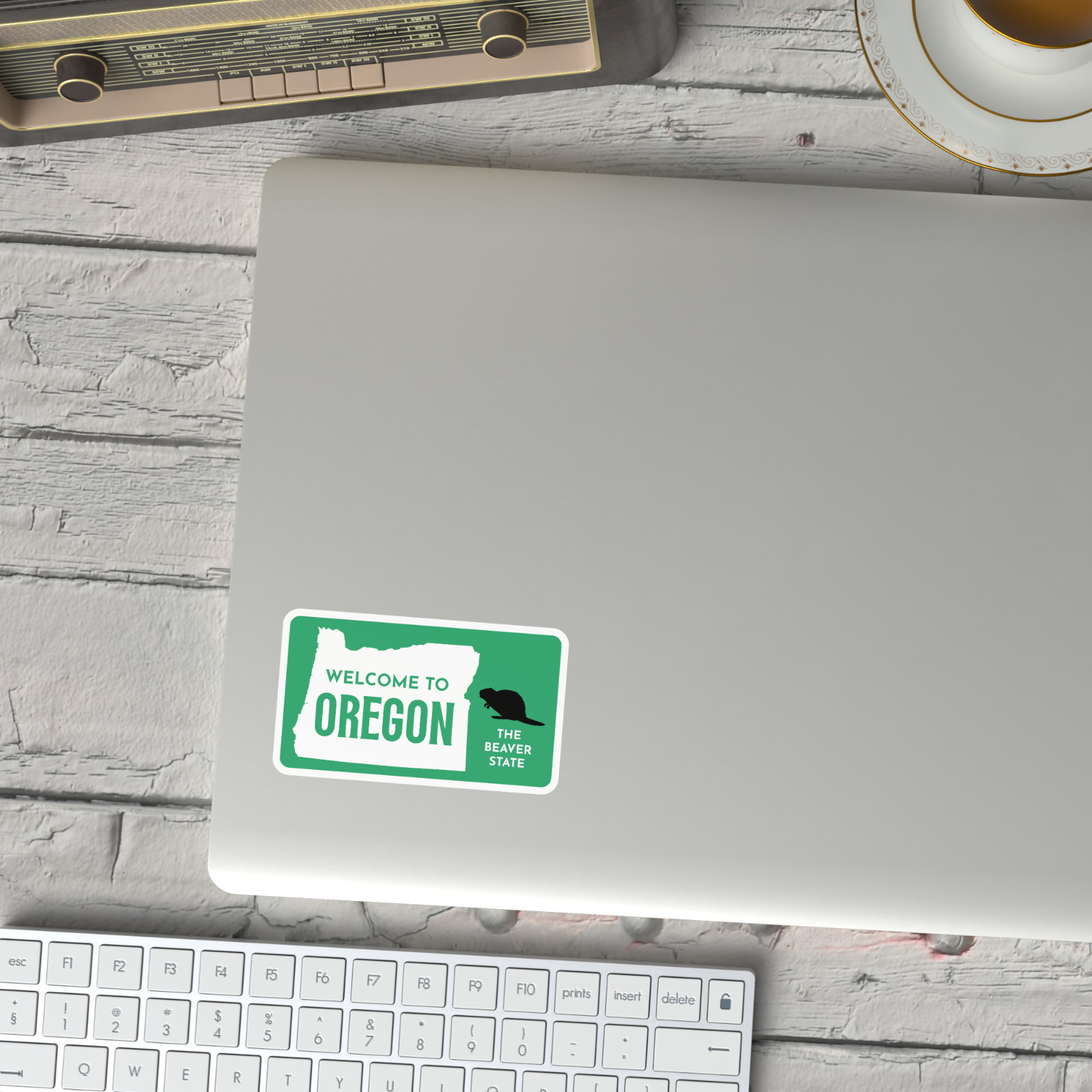 Welcome to Oregon Sticker The Beaver State Vinyl Waterproof Decal