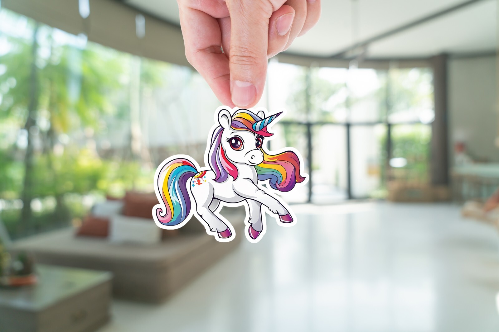 Cute Unicorn Sticker | Waterproof | Sticker | Laptop | Fantasy Sticker