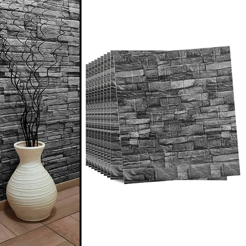 Protect Your Walls with Soft Foam Panel 3D Brick for TILE Design (20 Pieces)