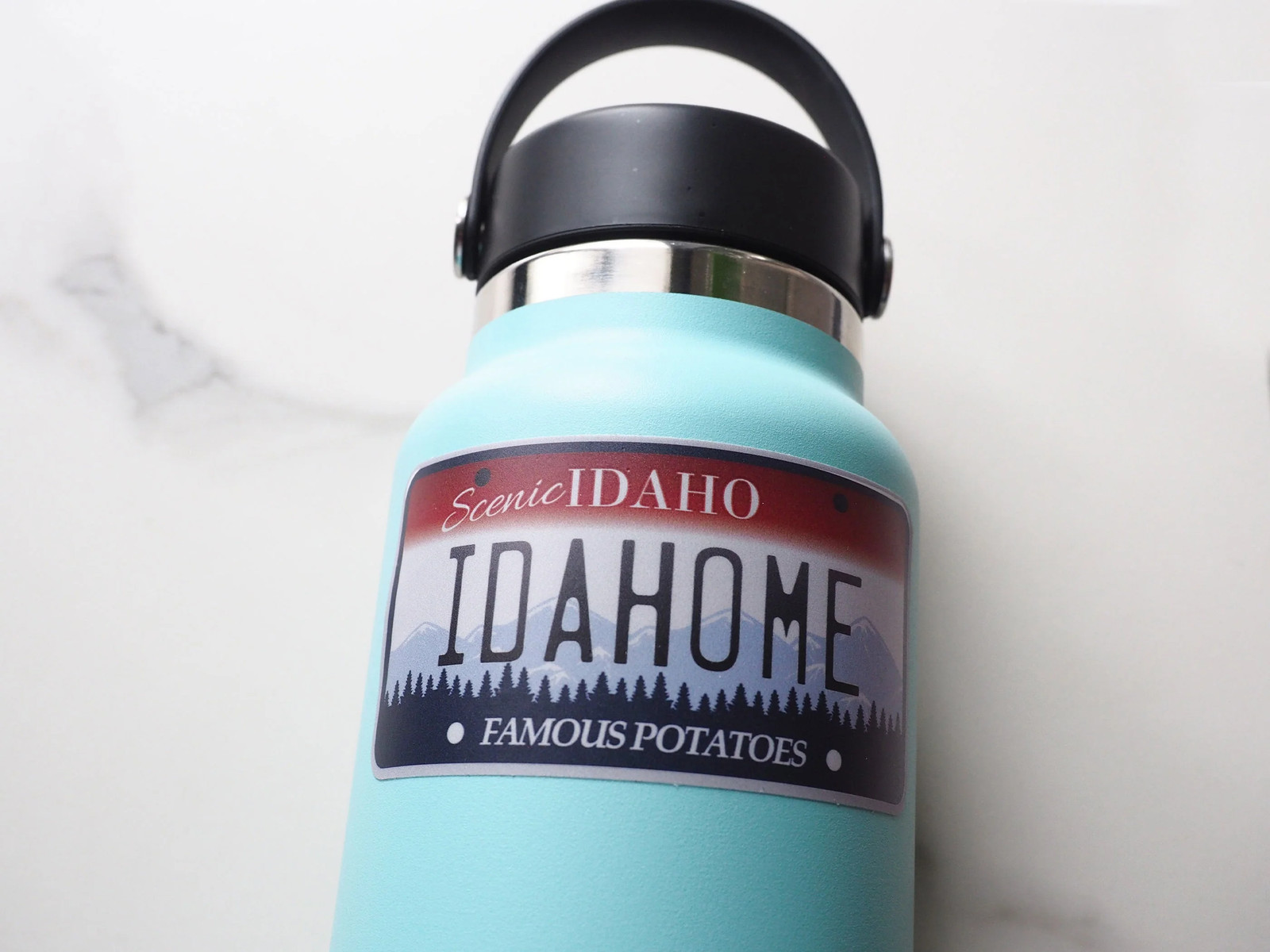 Idaho License Plate Stickers- Choose from 25+ ID City & Saying Decals for Laptop