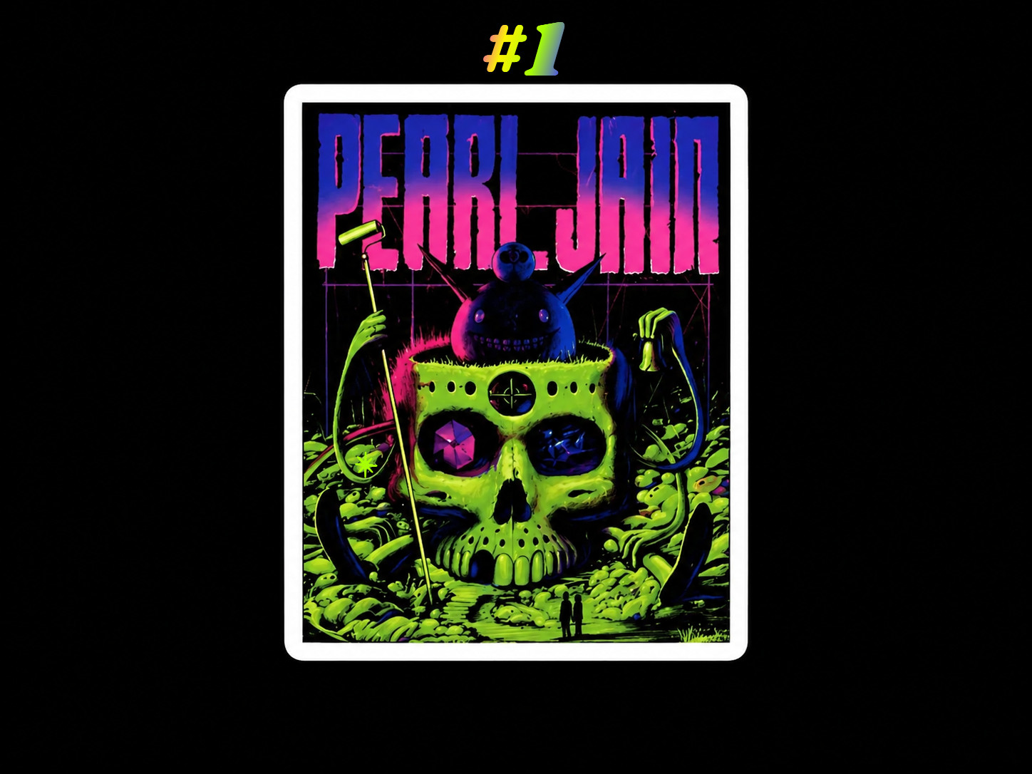 Grunge Alternative Rock Band Vinyl Decals & Stickers – 90s Seattle Pearl jam