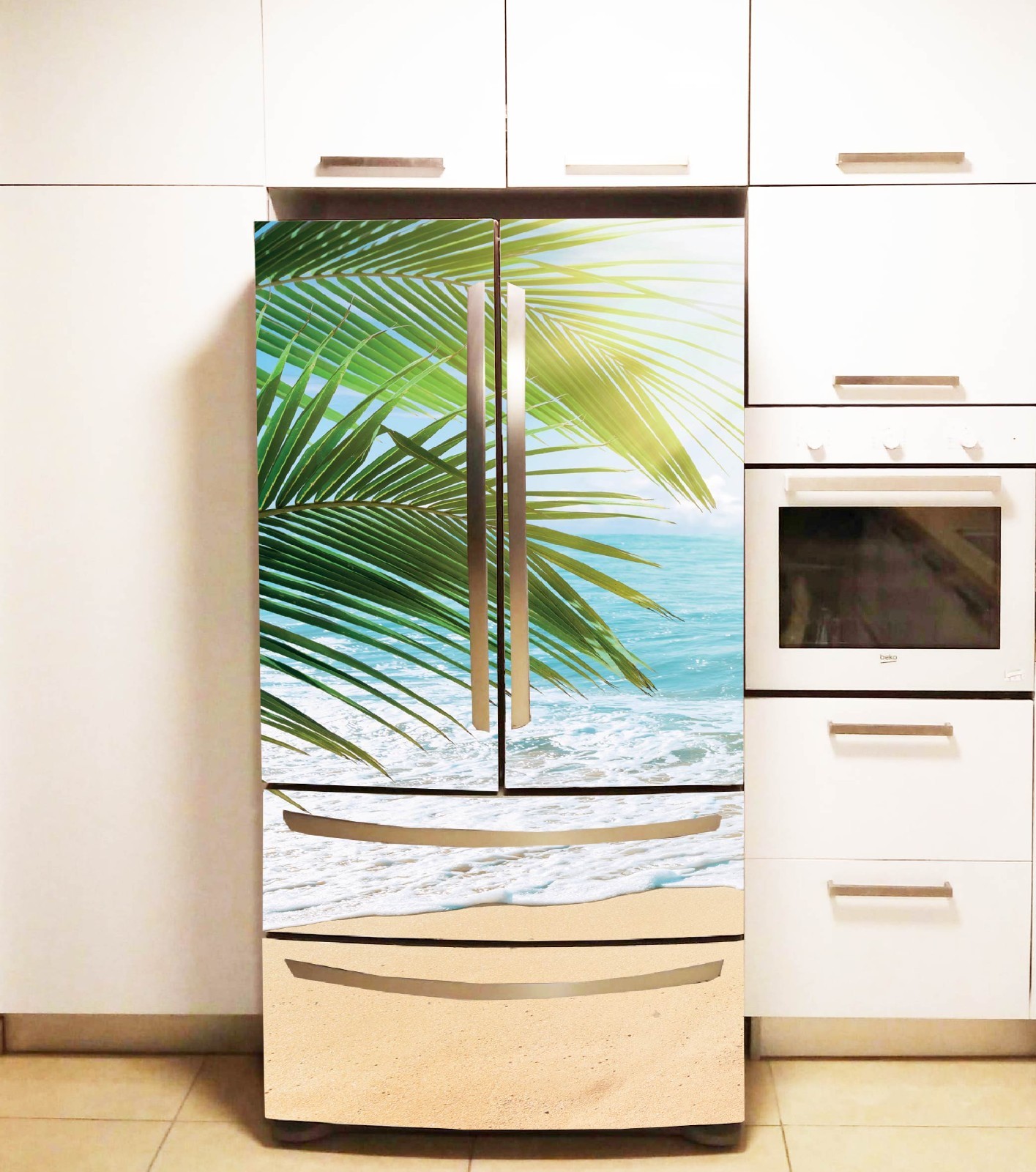 Nature Refrigerator Skin, Self Adhesive Fridge Wrap