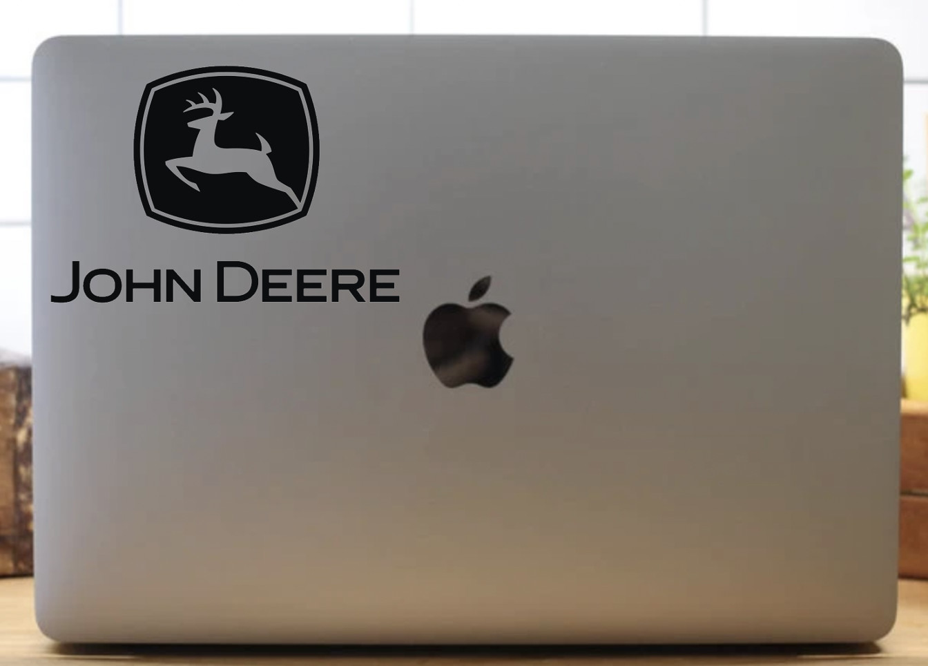 John Deere Logo Decal- Tractor Sticker- Construction Decal- Vinyl Decal
