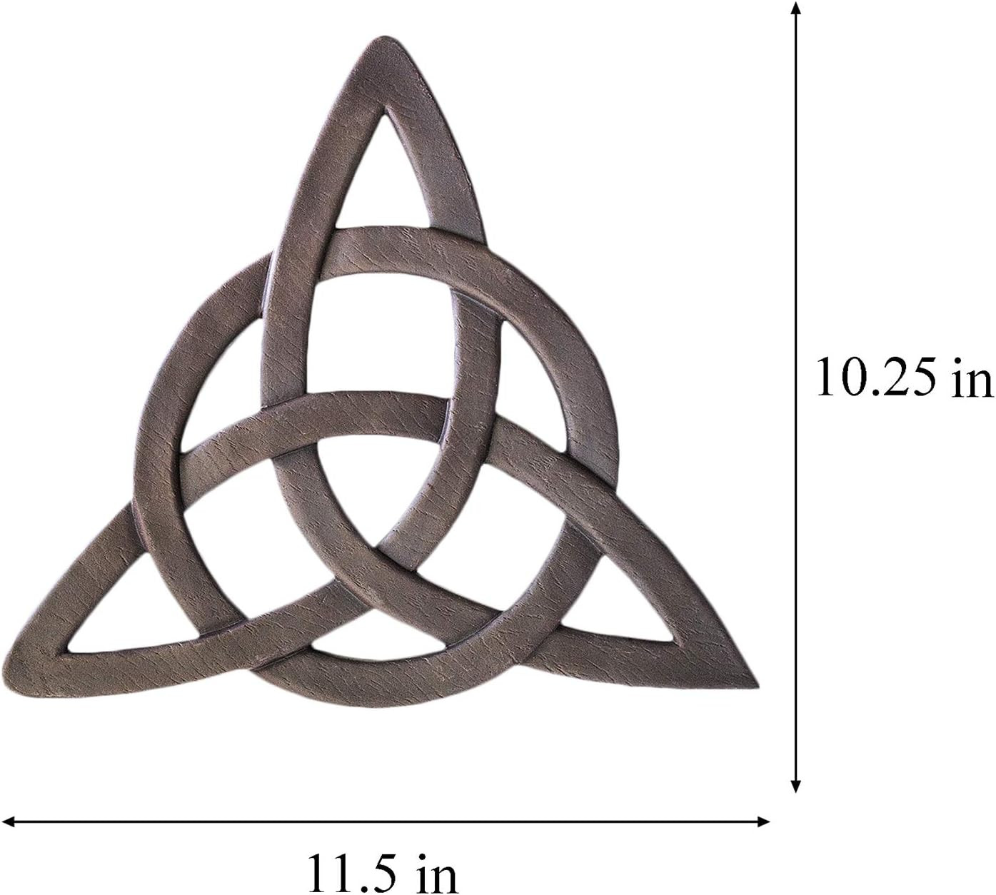Resin Celtic Trinity Knot Wall Art for Home Decoration, Religious Communion Bapt