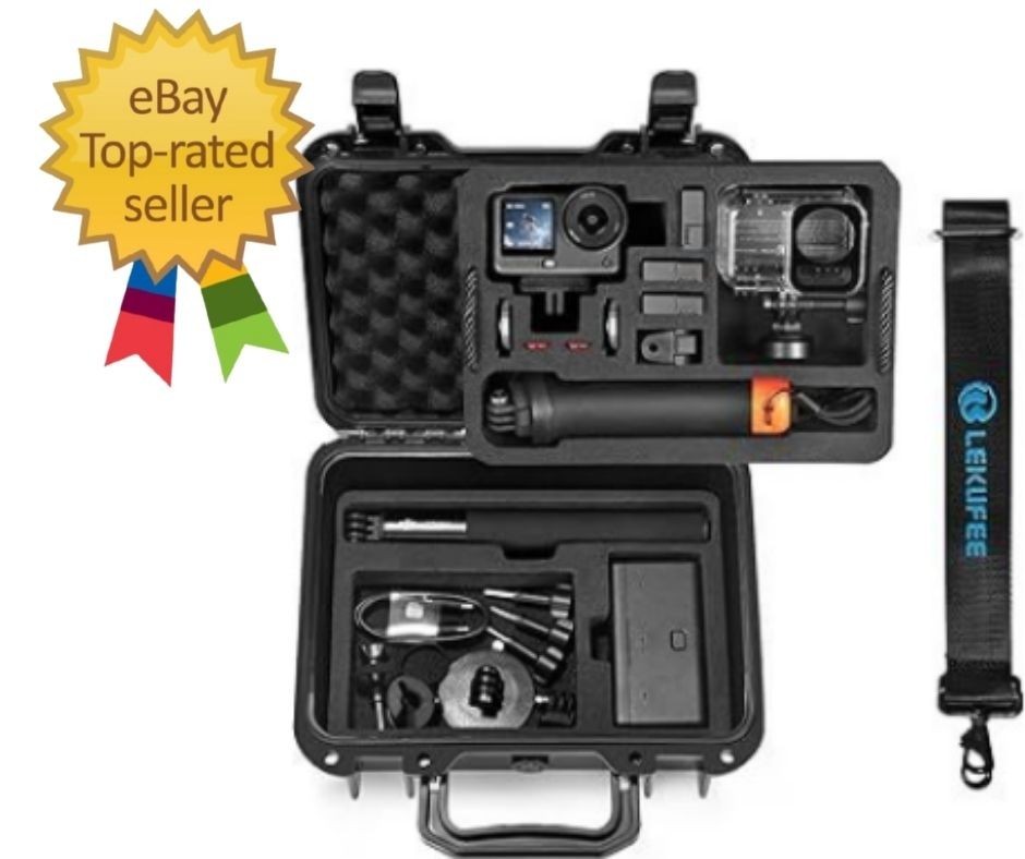 Portable Waterproof Hard Case for DJI Osmo Action 6/5 Pro/4/3 Action Camera,S…