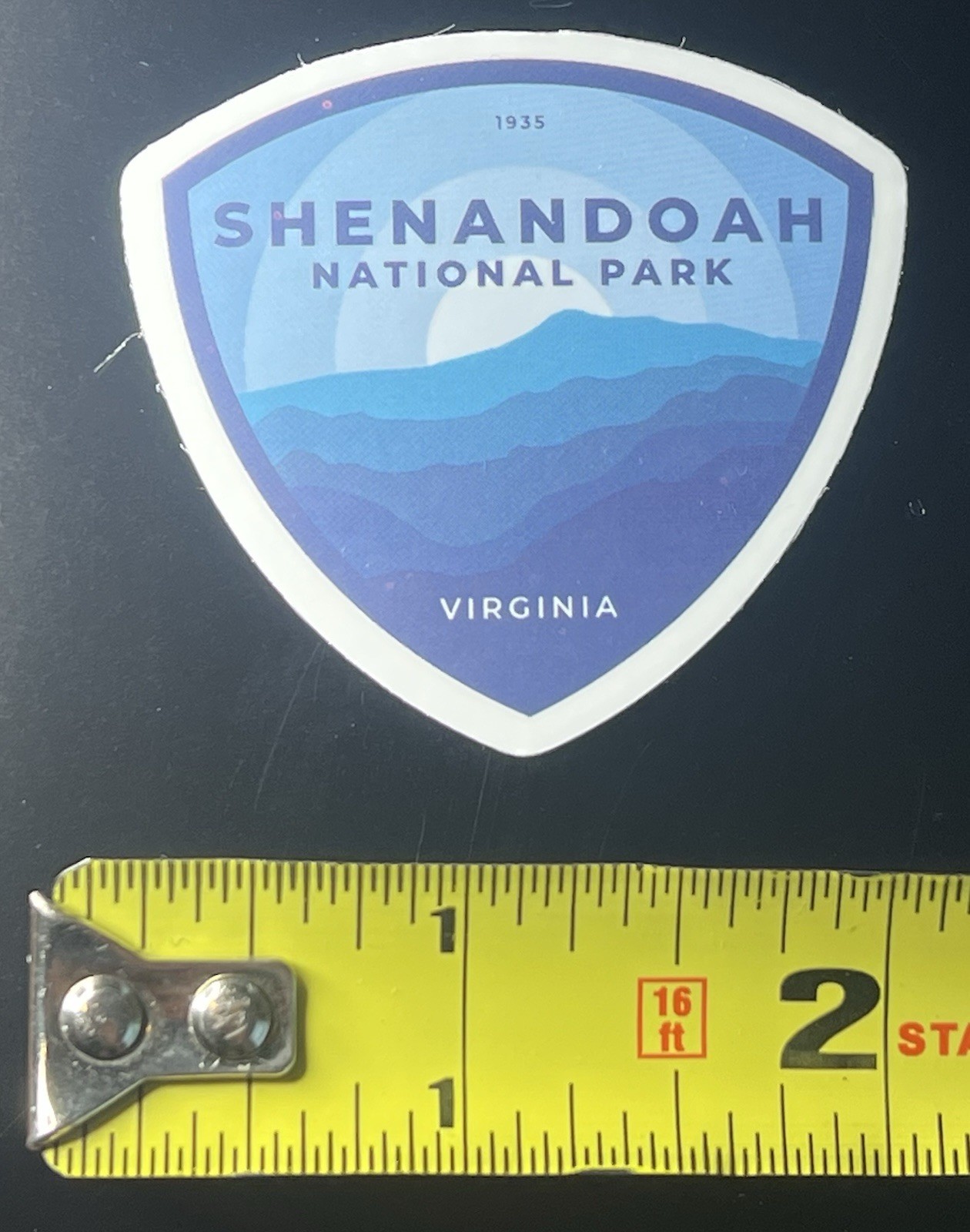 SHENANDOAH NATIONAL PARK VIRGINIA #2 SMALL STICKER DECAL HIKING CAMPING NATURE
