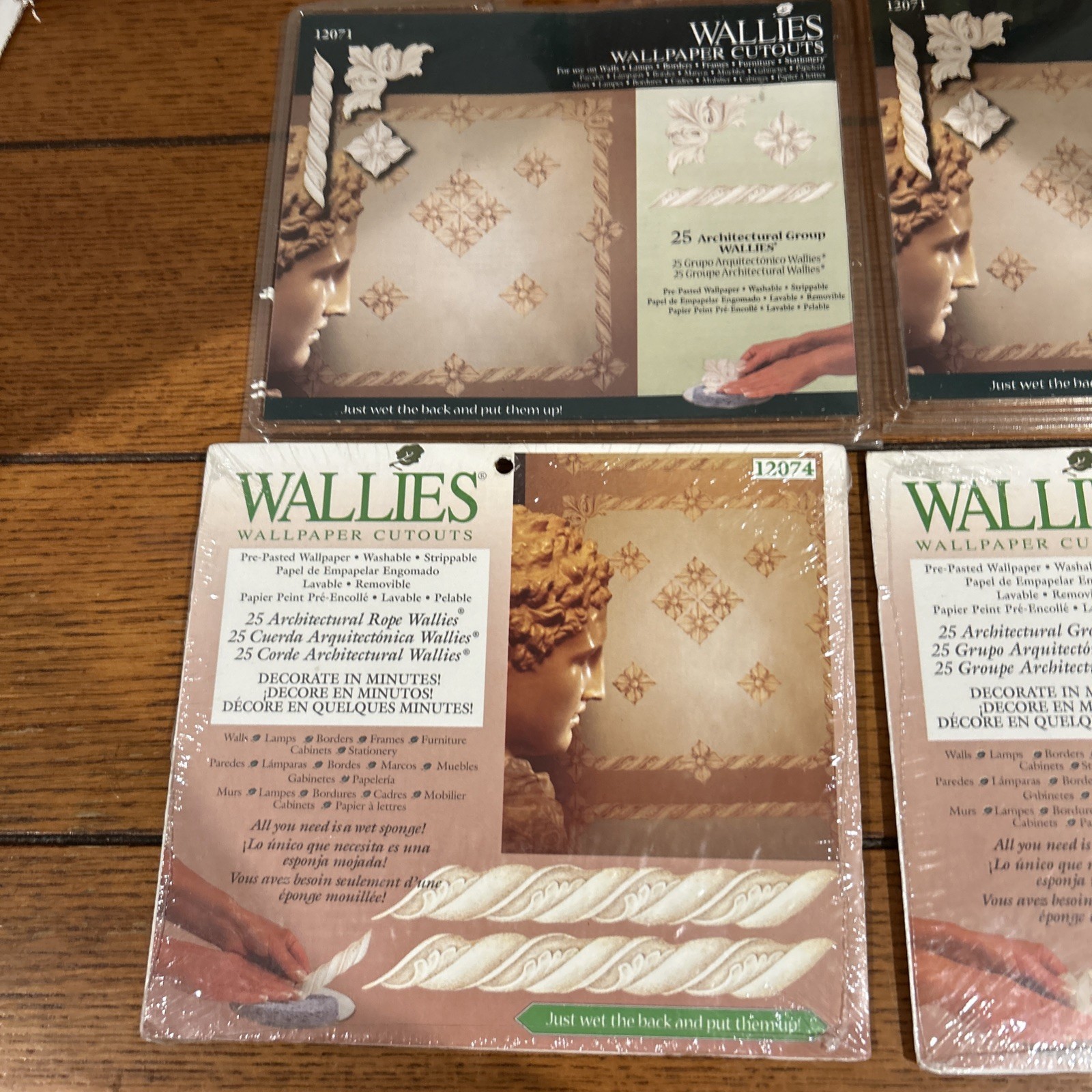 5 Wallpaper Cutouts Lot Architectural Wallies NEW
