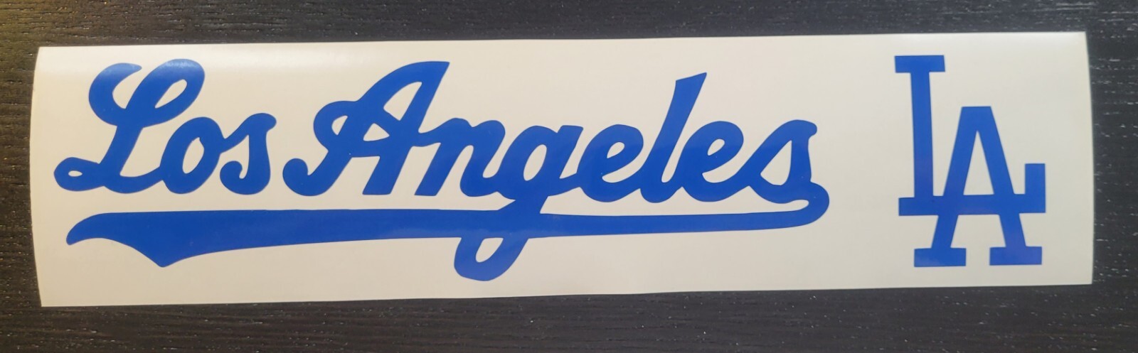 LA Dodgers Los Angeles 8.5" Wide Vinyl Decal Windows car truck Bumper Laptops