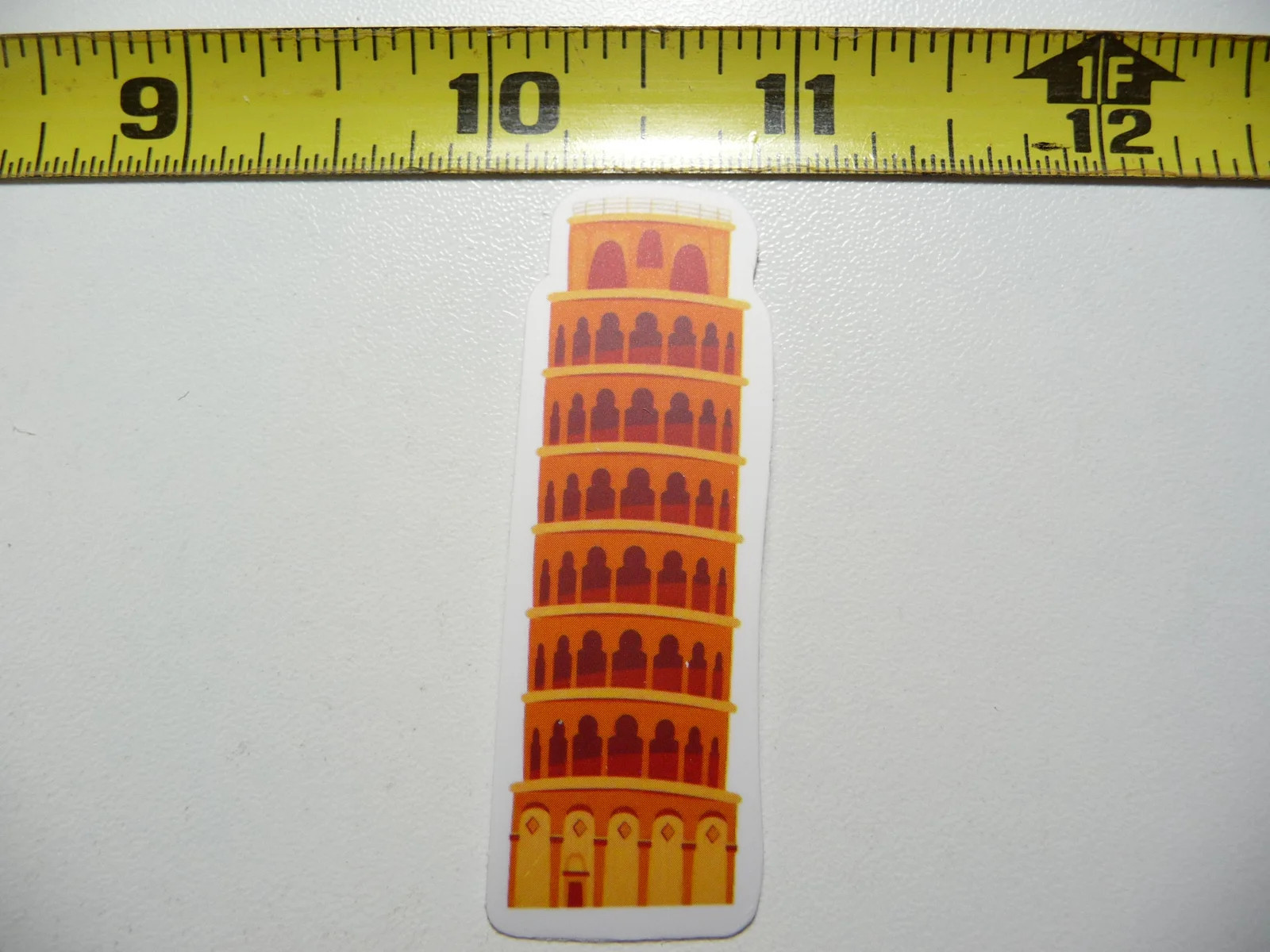 ITALY THE LEANING TOWER OF PISA SMALL STICKER DECAL VACATION TRIP VISIT MEMORIES