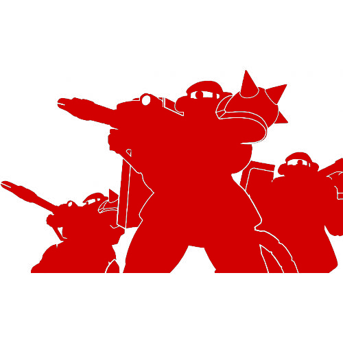 Gundam MS-06 Zaku II Decal Sticker for Car Window SUV Wall Decor Laptop Macbook