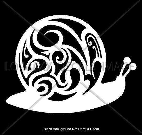 Fancy Snail Unique Creative Decorative Design High Quality Die Cut Vinyl Decal