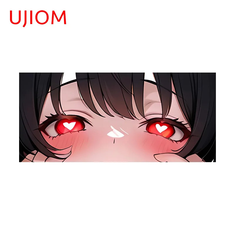 UJIOM Gothic Anime Lolis Eyes Wall Sticker Fashionable Home Decoration PVC Decal