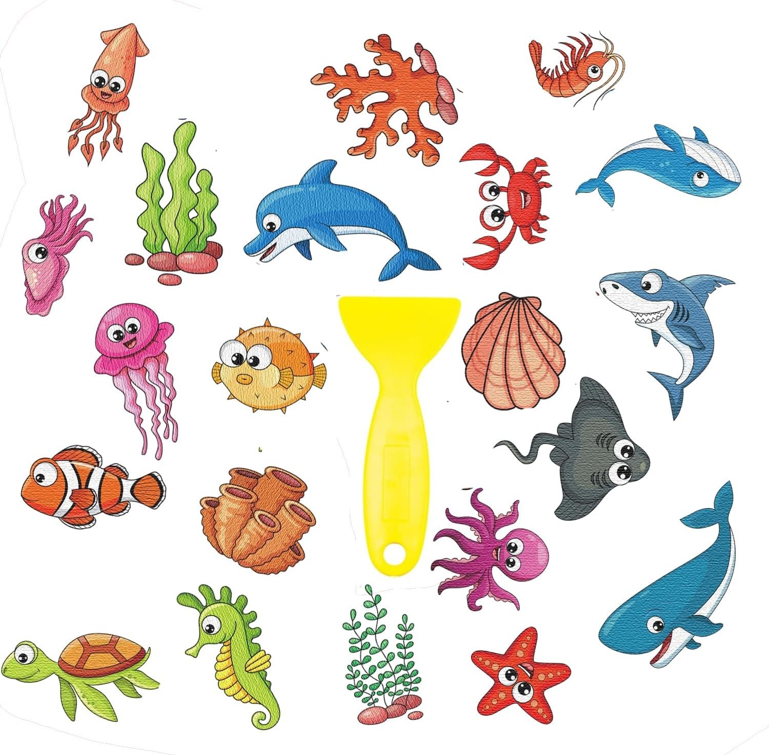 Non Slip Bathtub Stickers, Under The Sea Ocean Wall Decals Bedroom Bathroom Baby