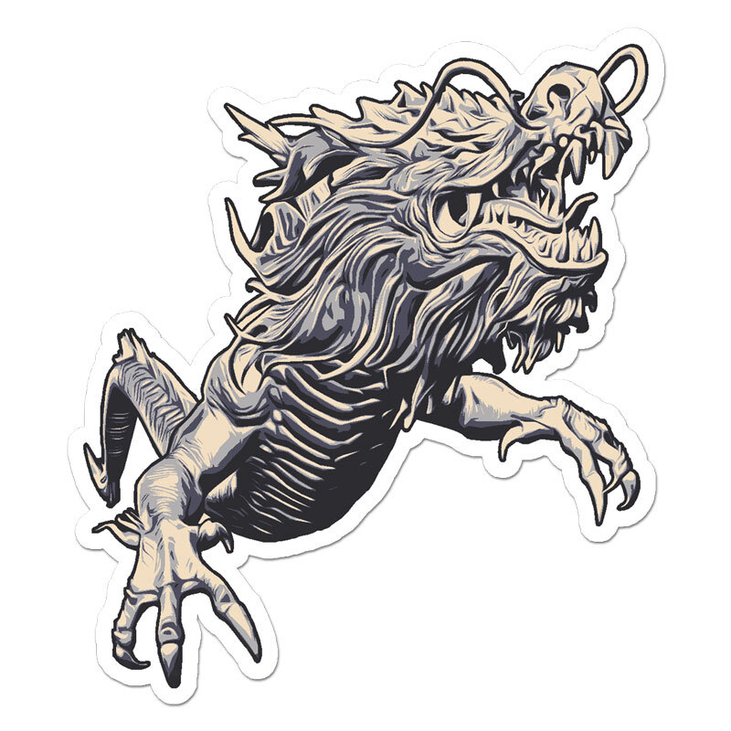 Oriental Dragon, Vinyl Decal Sticker, Indoor Outdoor, 3 Sizes, #11493