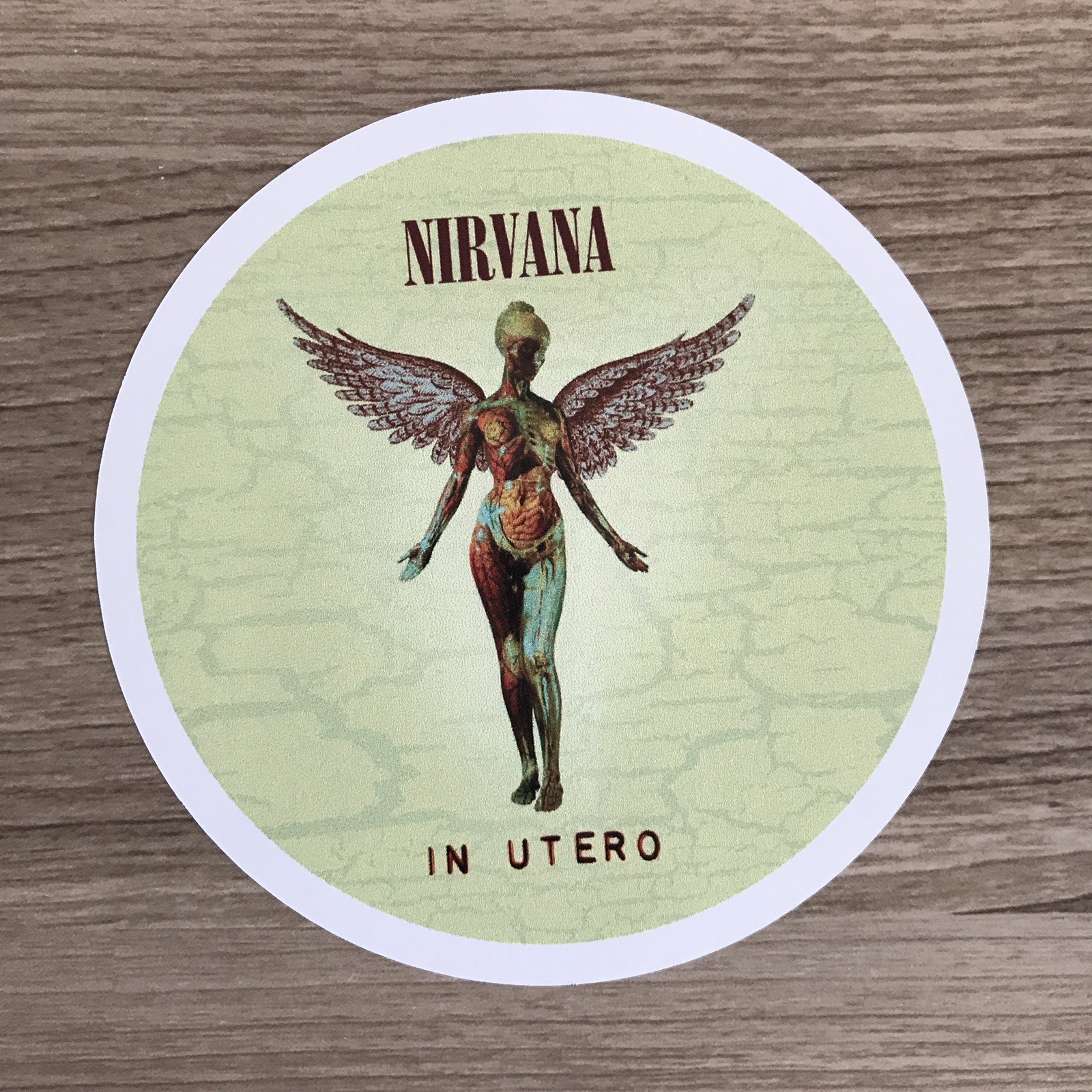 Nirvana In Utero 4" Wide Vinyl Sticker – BOGO