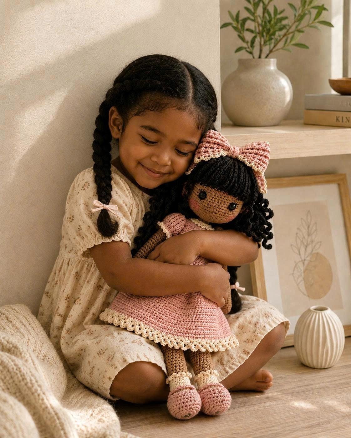 Handmade Custom Crochet Doll Personalized Amigurumi Plush Gift