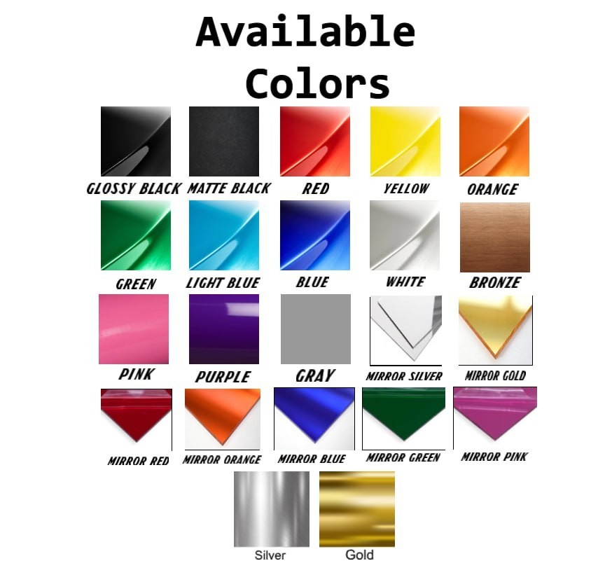Personalized TEXT NAME LOGO Custom Car License Plate Frame 3D Laser Multicolor