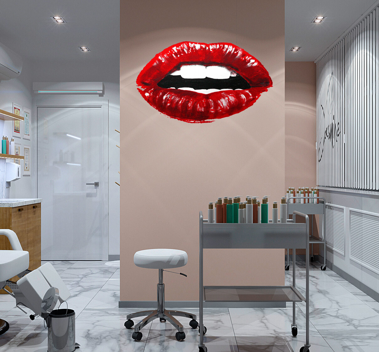 Lips Sticker Mouth Wall art Lips Fashion Decal for car Kiss