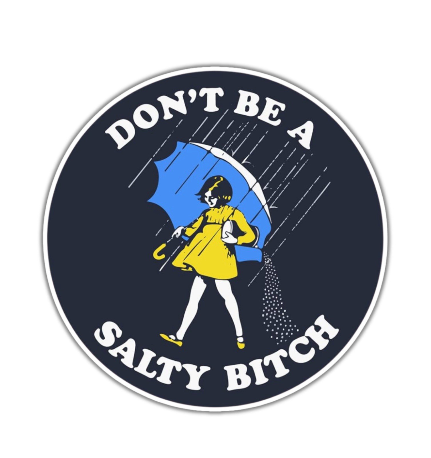 Don’t Be A Salty Bitch Fridge Magnet or Laptop Sticker